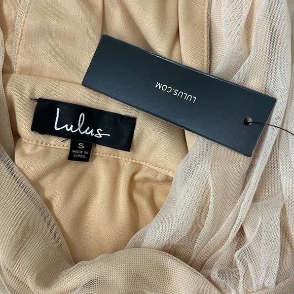 Lulus Romantic Moment Nude Mesh Maxi Dress - Picture 12 of 16